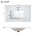30 Inch Bathroom Vanity With Ceramic Basin, Soft Close Door And Adjustable Shelves Green Bathroom Solid Wood Mdf