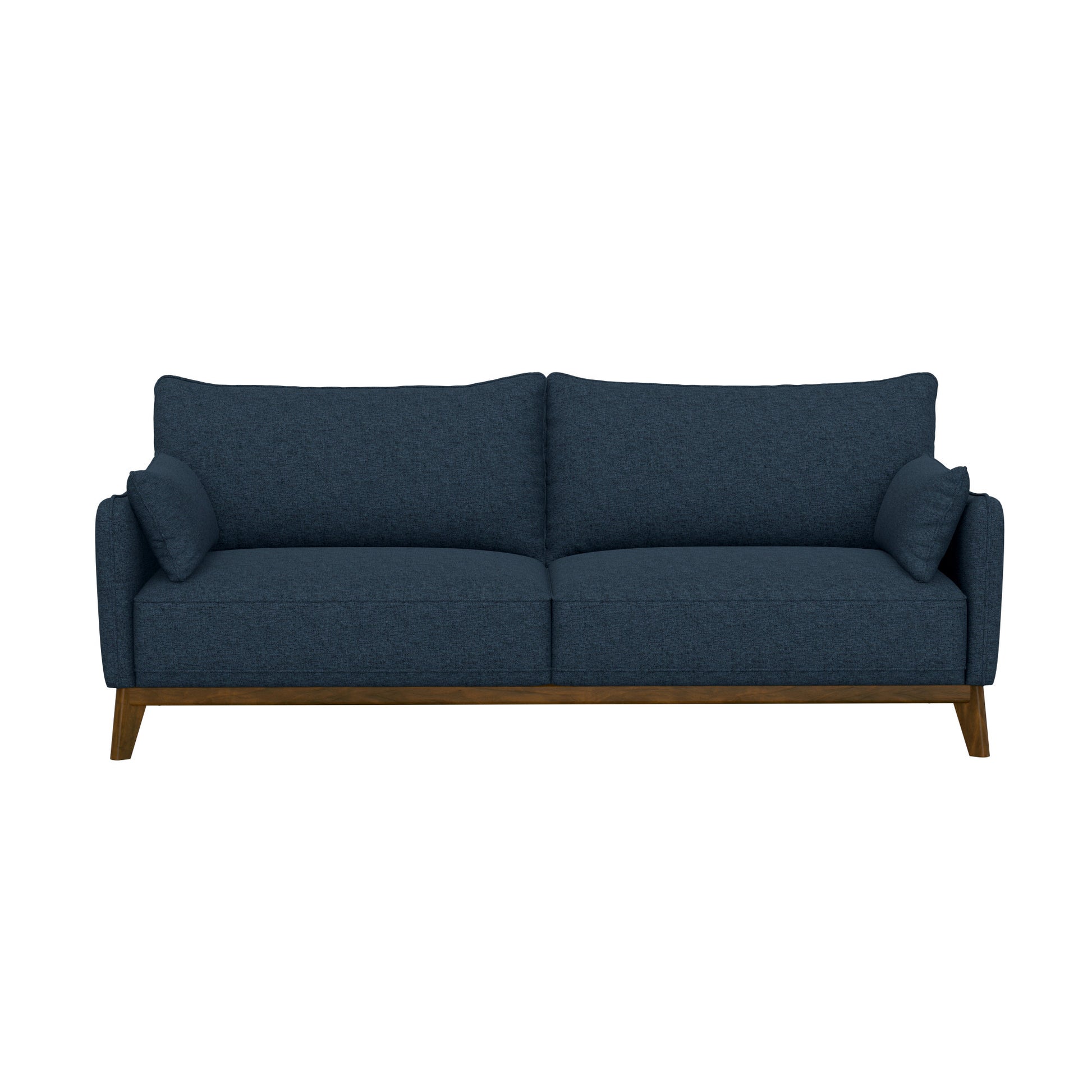 Varia Blue Sofa Blue Foam Solid Wood 2 Seat