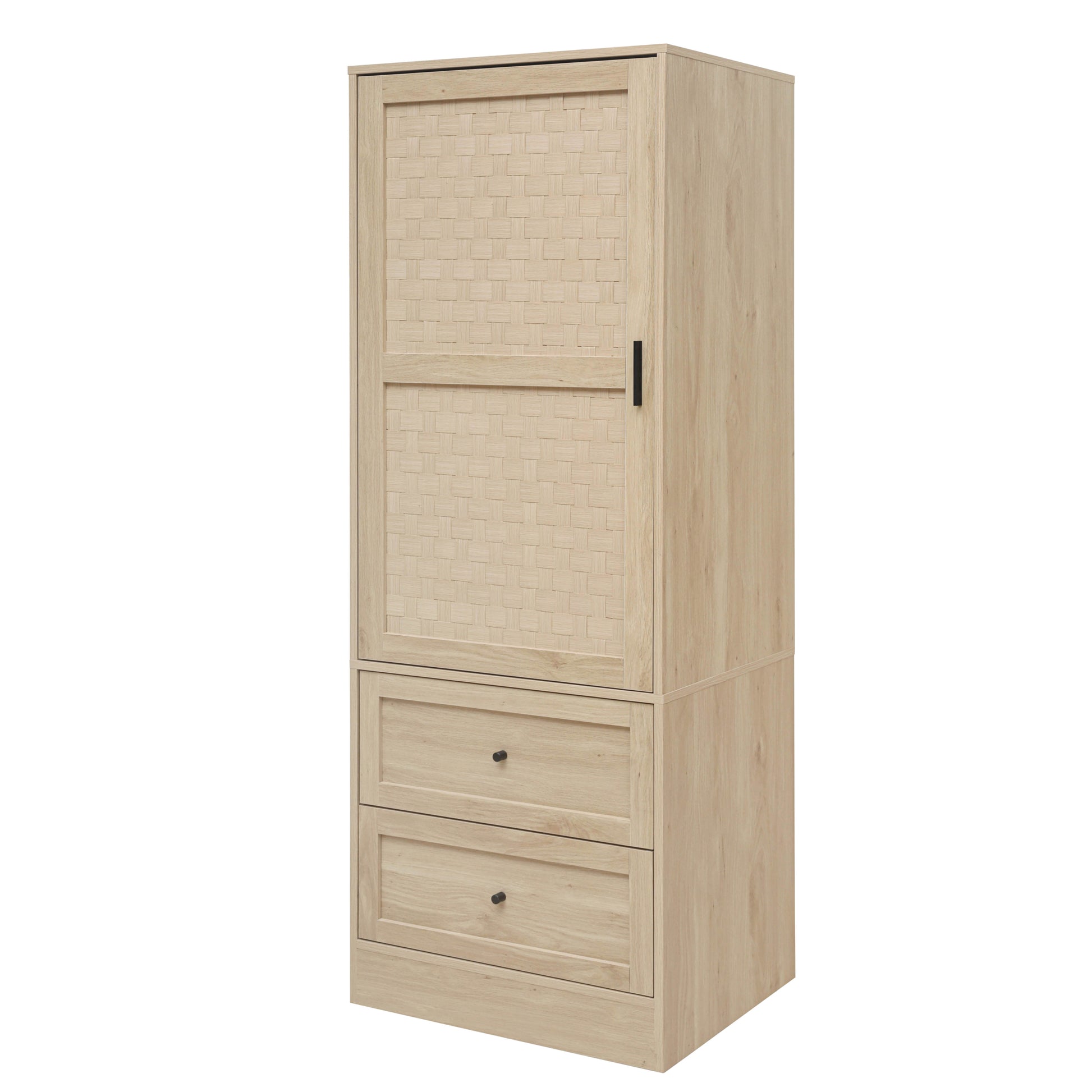 Hall Tree, Storage Cabinet, Suitable For Living Room, Entryway, Bedroom Natural Mdf