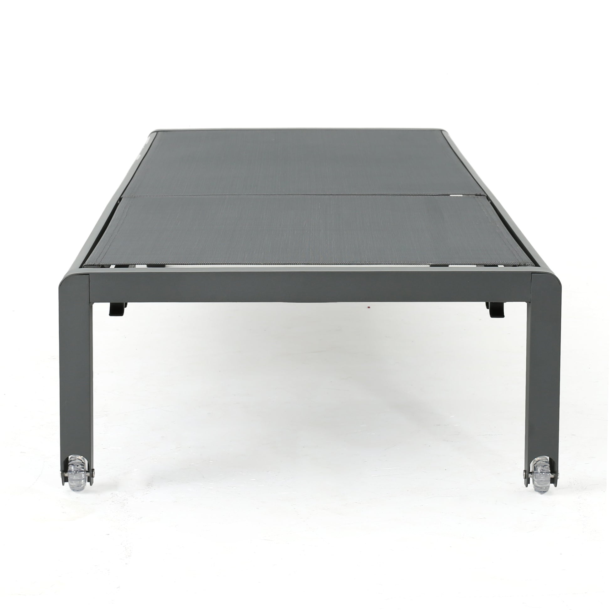 Cape Coral Kd Chaise Lounge Grey Gray Mesh