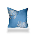CRABBY Indoor Outdoor Soft Royal Pillow, Sewn Closed multicolor-polyester