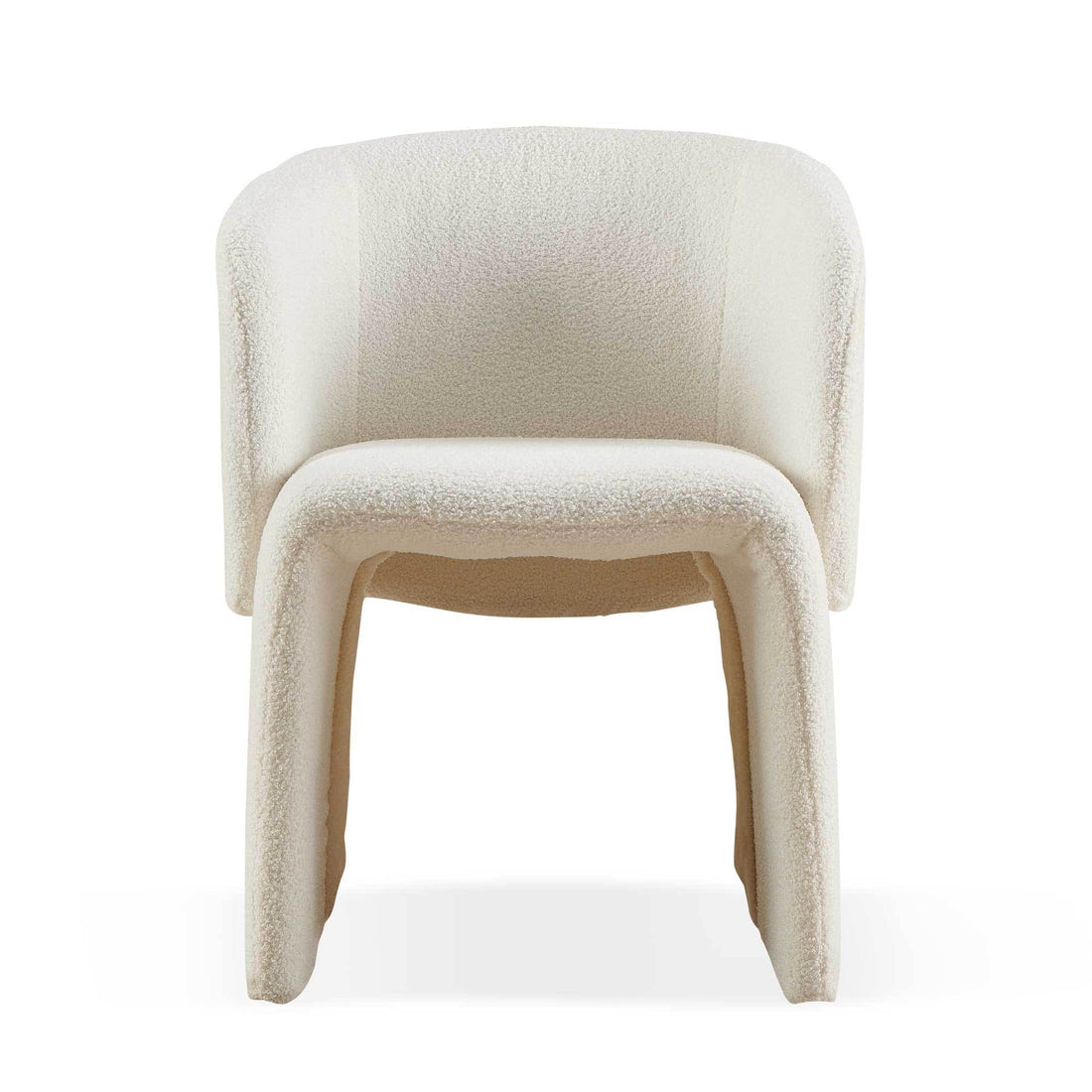 Modern Accent Chair White Single Sofa Chair,Upholstered Side Chair Teddy Comfy Reading Chair For Bedroom Living Room Reception Off White 1Pc Off White Primary Living Space Modern Teddy