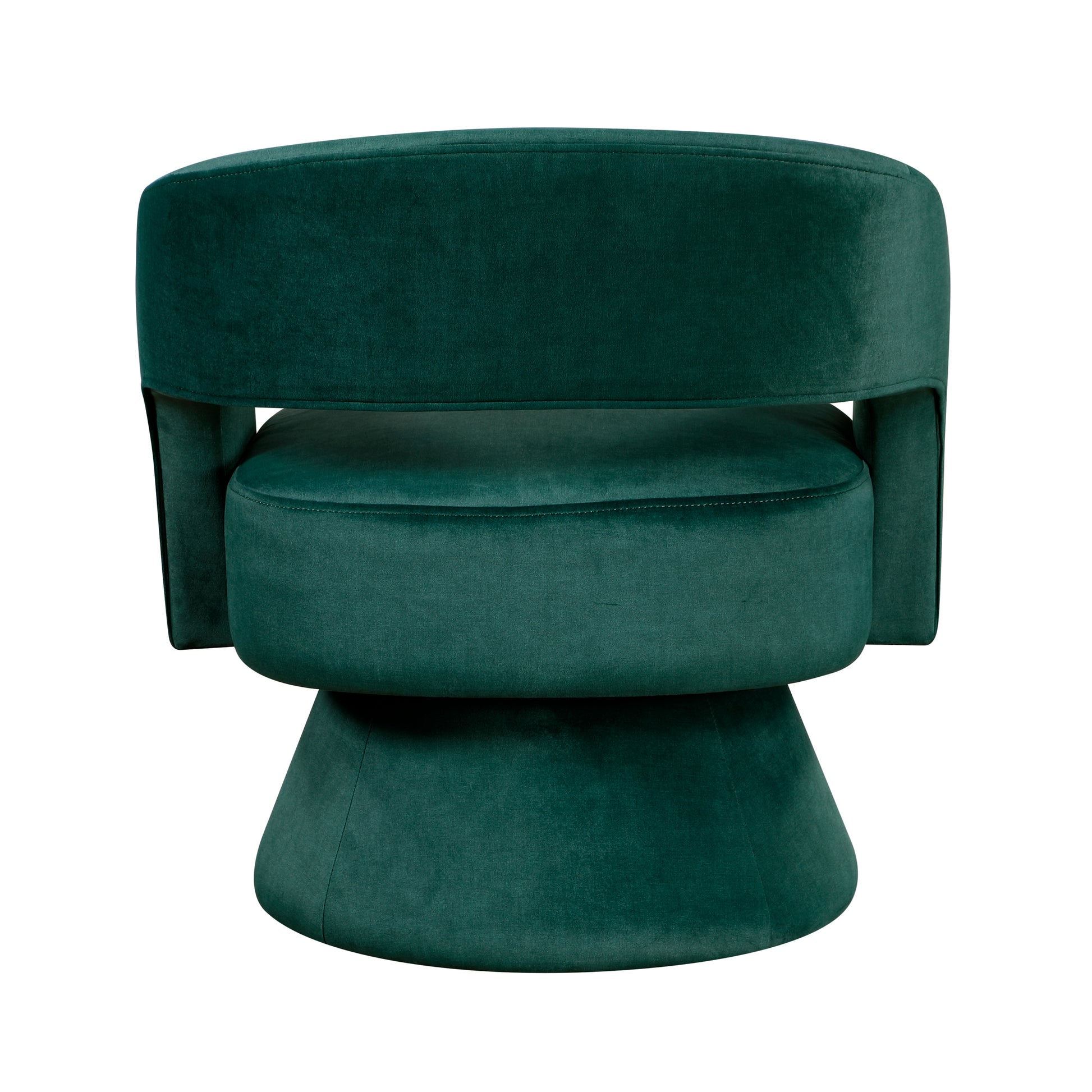 Modern Luxury Swivel Accent Chair 1Pc Green Velvet Upholstery Solid Wood Stylish Home Furniture Green Primary Living Space Luxury,Modern Plywood,Solid Wood