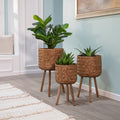 S 3 Bamboo Planters 11 13 15