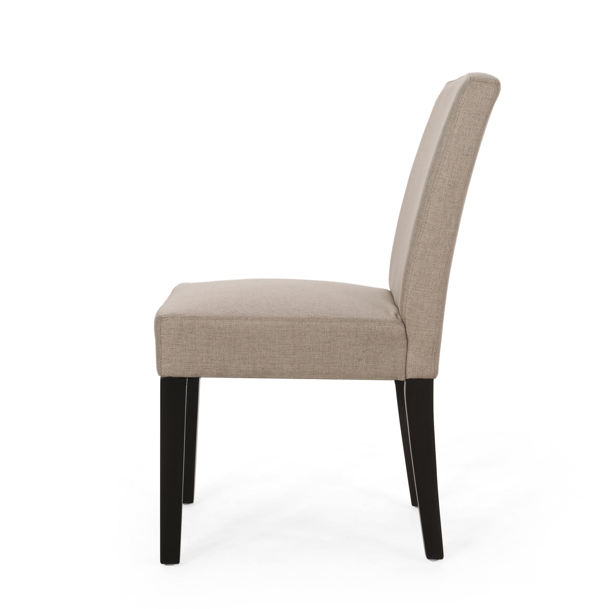 Dining Chair Taupe Fabric