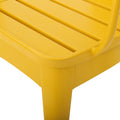 Colmar 3 Pc Kd Metal Set Yellow Iron
