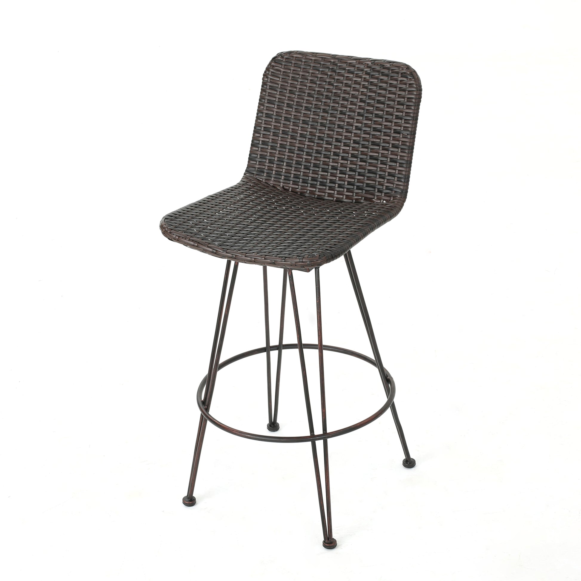 Rattan Bar Chair Brown Rattan