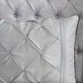 7 Piece Tufted Comforter Set Grey Cal King California King Grey Polyester