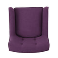 Arm Chair Purple Fabric