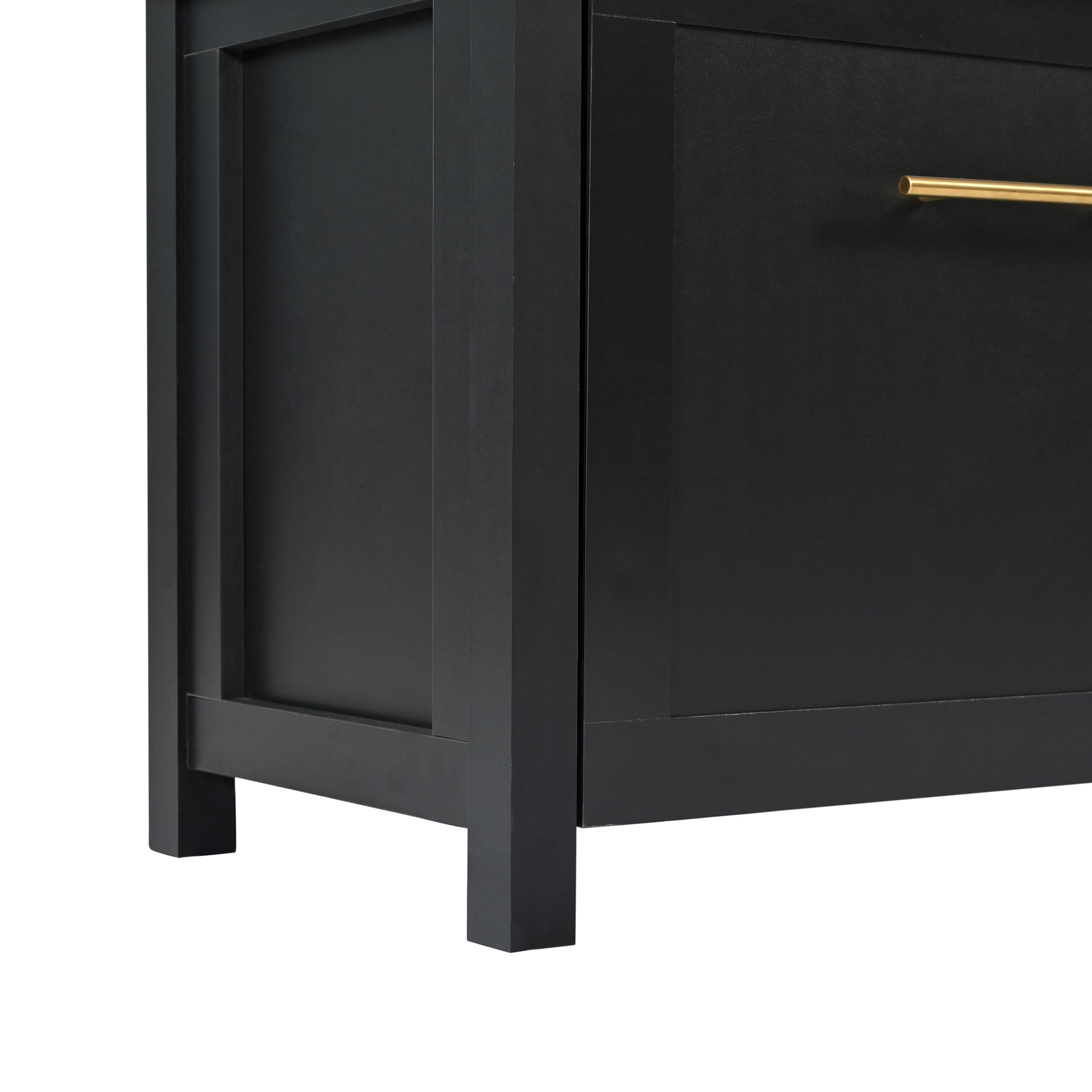 Versatile 4 In 1 Hall Tree With 6 Golden Hooks, Brown Wood Grain Bench With Multiple Storage Space, Entryway Coat Rack With 2 Drawers For Living Room, Hallway, Black, 47.2''W*76.6''H Black Primary