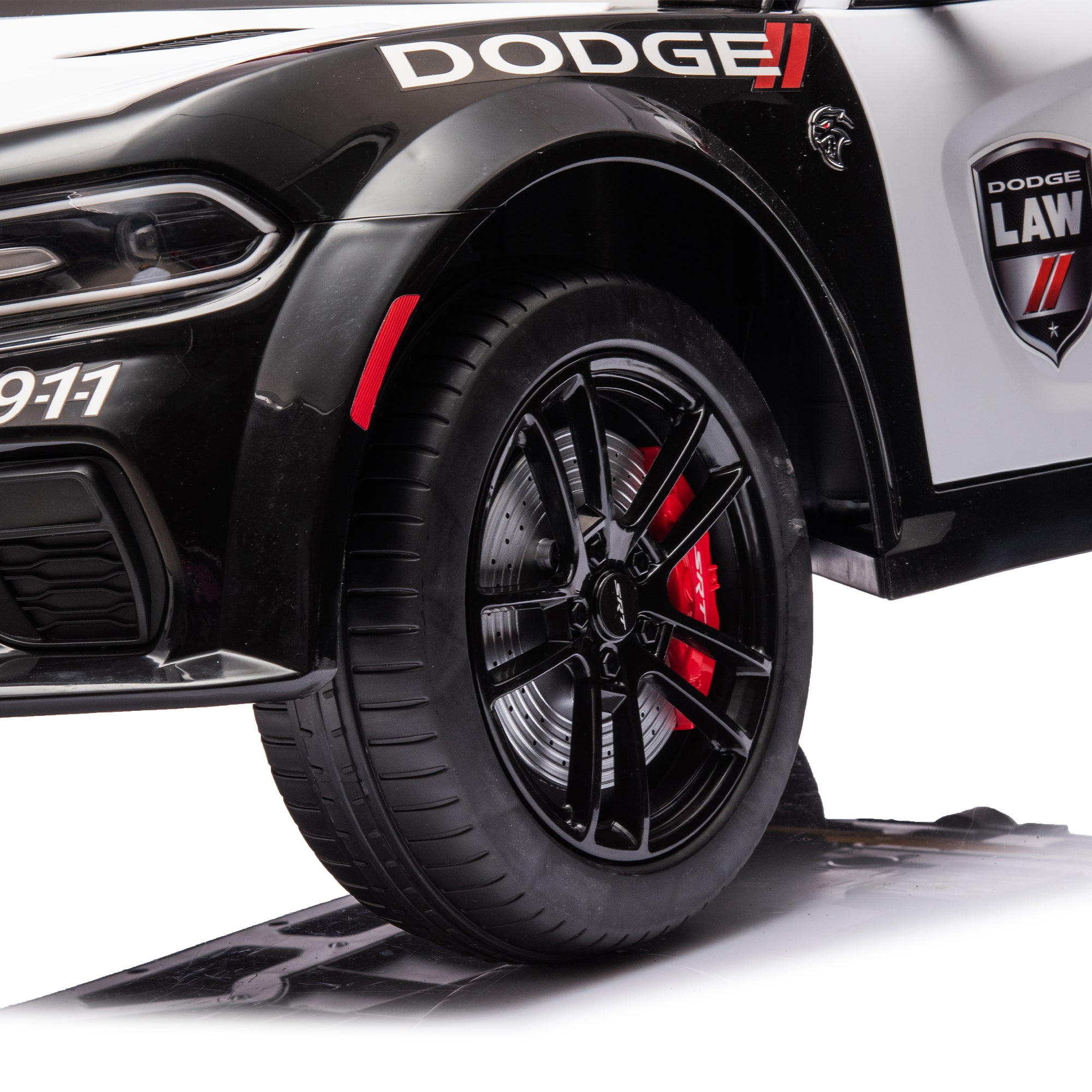 Licensed Dodge Charger,12V Kids Ride On Police Car W Parents Remote Co
