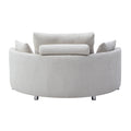 Foldable Sleeper Sofa Bed, Floor Sofa Chair Bed,Multi Functional, Circular Bed, Adjustable Futon Sofa Folding Lazy Sofa Couch,Double, For Balcony ,Living Room, Sitting And Sleeping Sofa,Beige,2Colors Beige Linen Primary Living Space Modern Linen 3 Seat