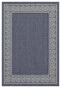 Sunshine Gc Har2001 Blue 2 Ft. 7 In. X 7 Ft. 3 In. Indoor Outdoor Area Rug Blue Polyester Polypropylene
