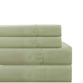 Lanester 3 Piece Polyester Twin Size Sheet Set The Urban Port, Olive Green Green Polyester