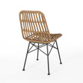 Sawtelle Chair Light Brown Rattan