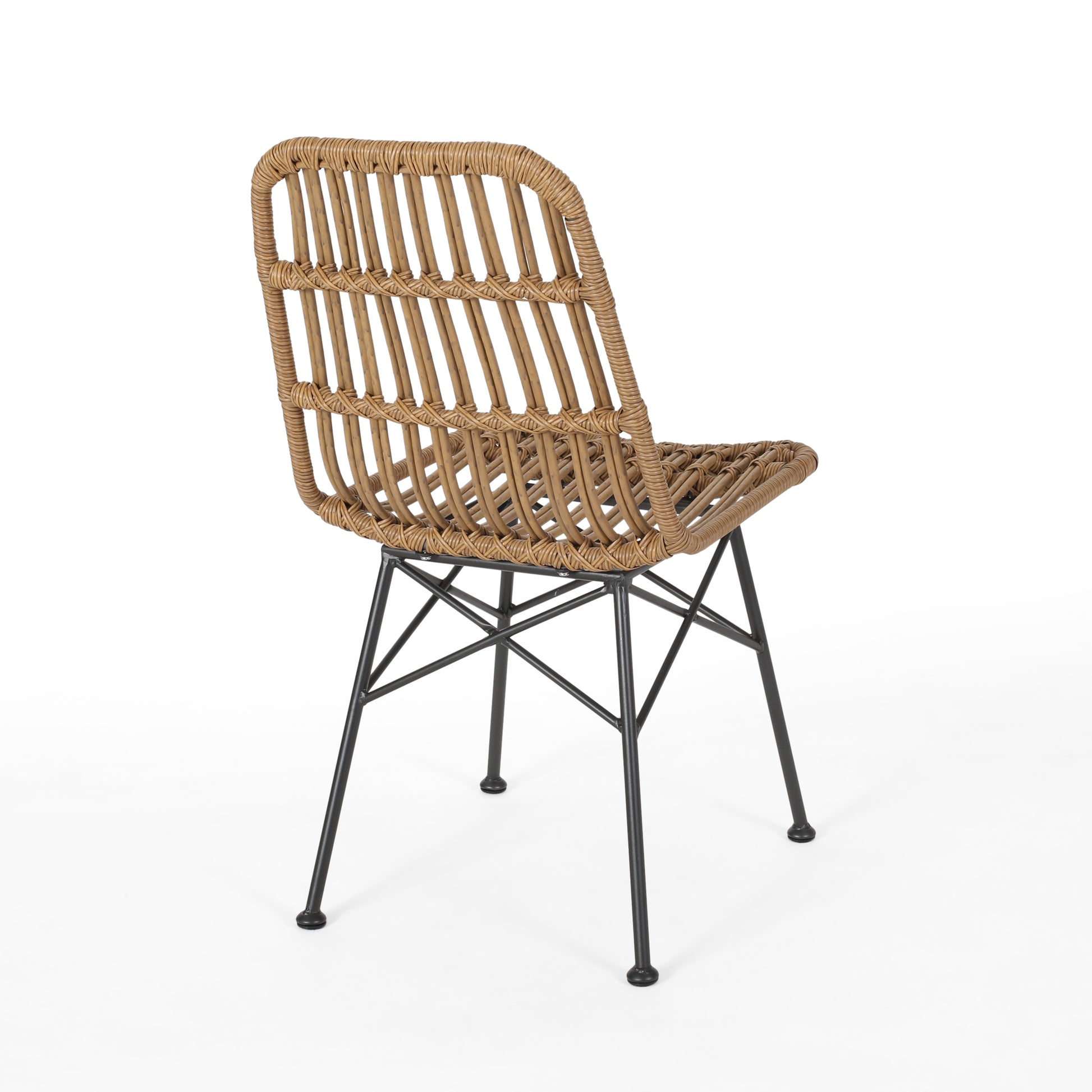 Sawtelle Chair Light Brown Rattan