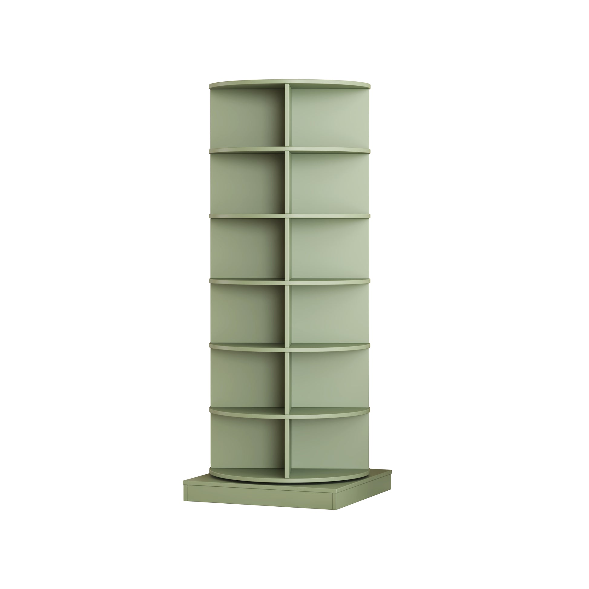 Green 360 Rotating Shoe Cabinet Layers Round Green Primary Living Sp
