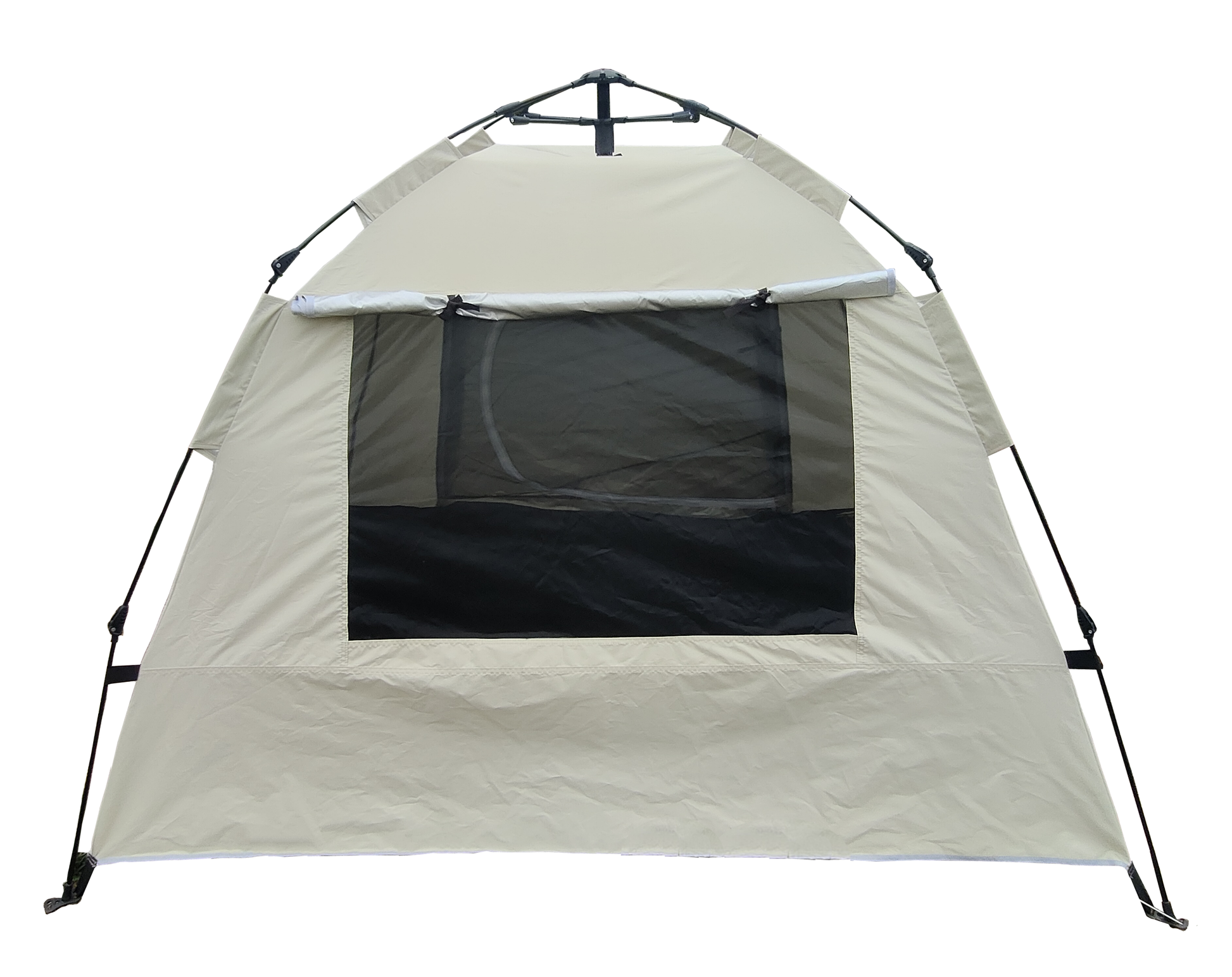 Tent, Quick Opening Automatic Tent, Waterproof And Uv Resistant Tent, Suitable For 2 3 People Camping, Picnic, Outdoor Travel Tent Beige Beige Classic Polyester