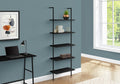 Bookshelf, Bookcase, Etagere, Ladder, 5 Tier, 72