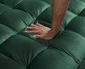 Green Velvet Loveseat Sofa Bed Green Velvet Foam Velvet 2 Seat