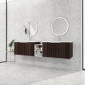 82 Inch Soft Close Doors Bathroom Vanity With Sink, A Small Storage Shelves, 36