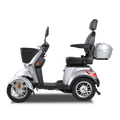Xl3D4L Electric Mobility Recreational Travel Scooter For Adults,Mobility Scooters For Seniors, 4 Wheel Powered Mobility Scooters Silver Abs Pc Abs Pc