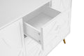 2 Door 3 Drawer Storage Cabinet Buffet Cabinet ,Sideboard With Adjustable Shelf,47.24