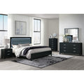 Carlos Black Dresser Black Solid Wood Mdf