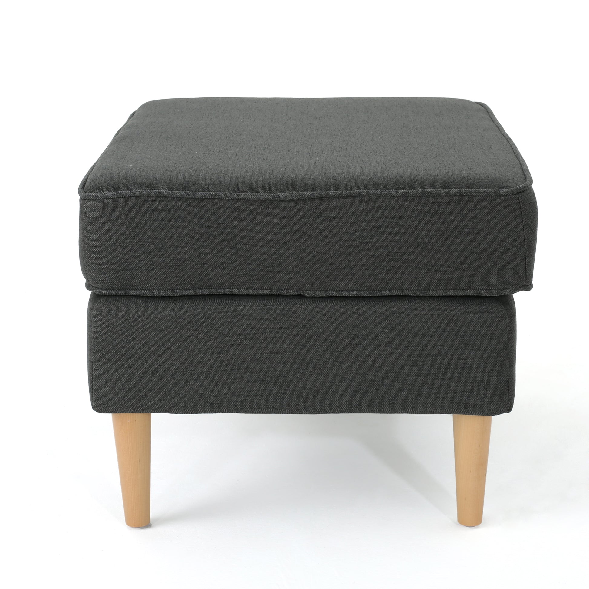 Ottoman Dark Gray Fabric
