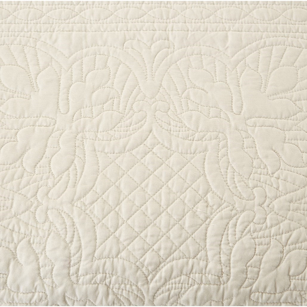 6 Piece Reversible Soped Edge Daybed Cover Set Cream Daybed Cream Polyester