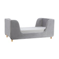 Bodhi Upholstered Toddler Bed In Grey Gray Polyester