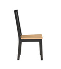 Magnolia Side Chair Set Of 2 Black Black Wood