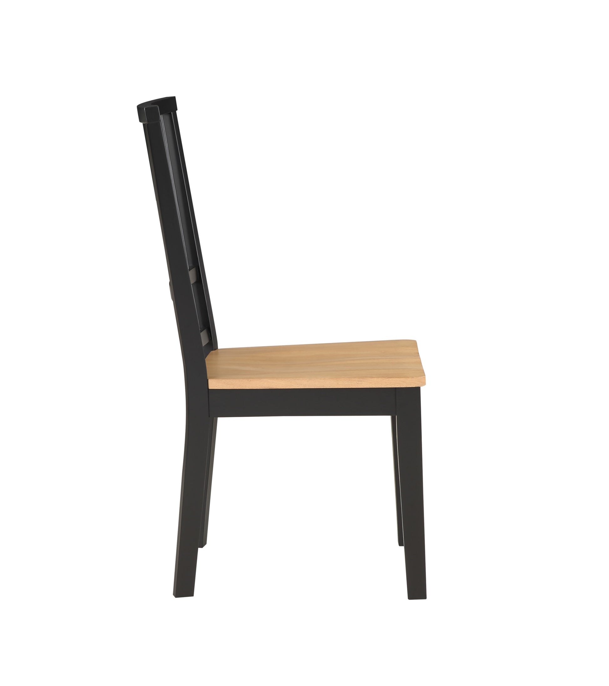 Magnolia Side Chair Set Of 2 Black Black Wood