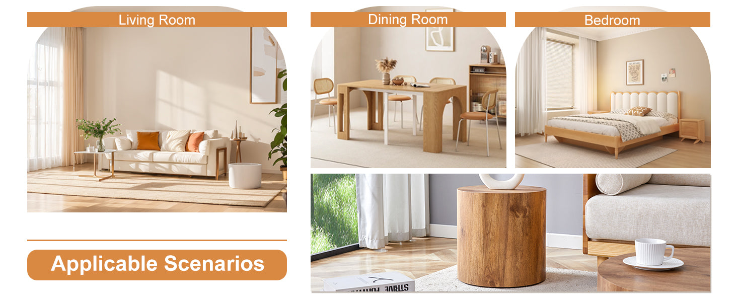 The Cylindrical Table With Its Patterned Design Can Be Easily Integrated Into A Variety Of Interior Styles, From Coffee Tables To Small Dining Tables, Workbenches Or Makeshift Writing Desks. Wood Mdf