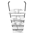 Bookshelf, Bookcase, Etagere, Ladder, 5 Tier, 72