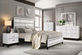 Modern Contemporary White Finish Storage Dresser Of 6X Drawers 1Pc Wooden Bedroom Furniture White Wood