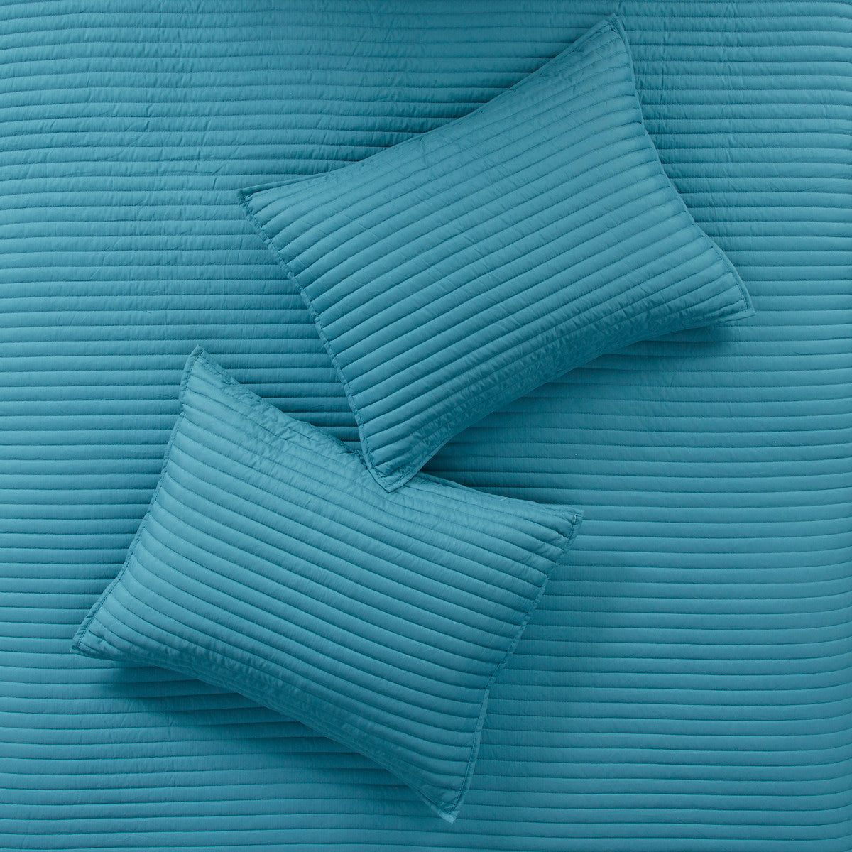 8 Piece Printed Seersucker Comforter And Quilt Set Collection Aqua King Cal King King Aqua Polyester