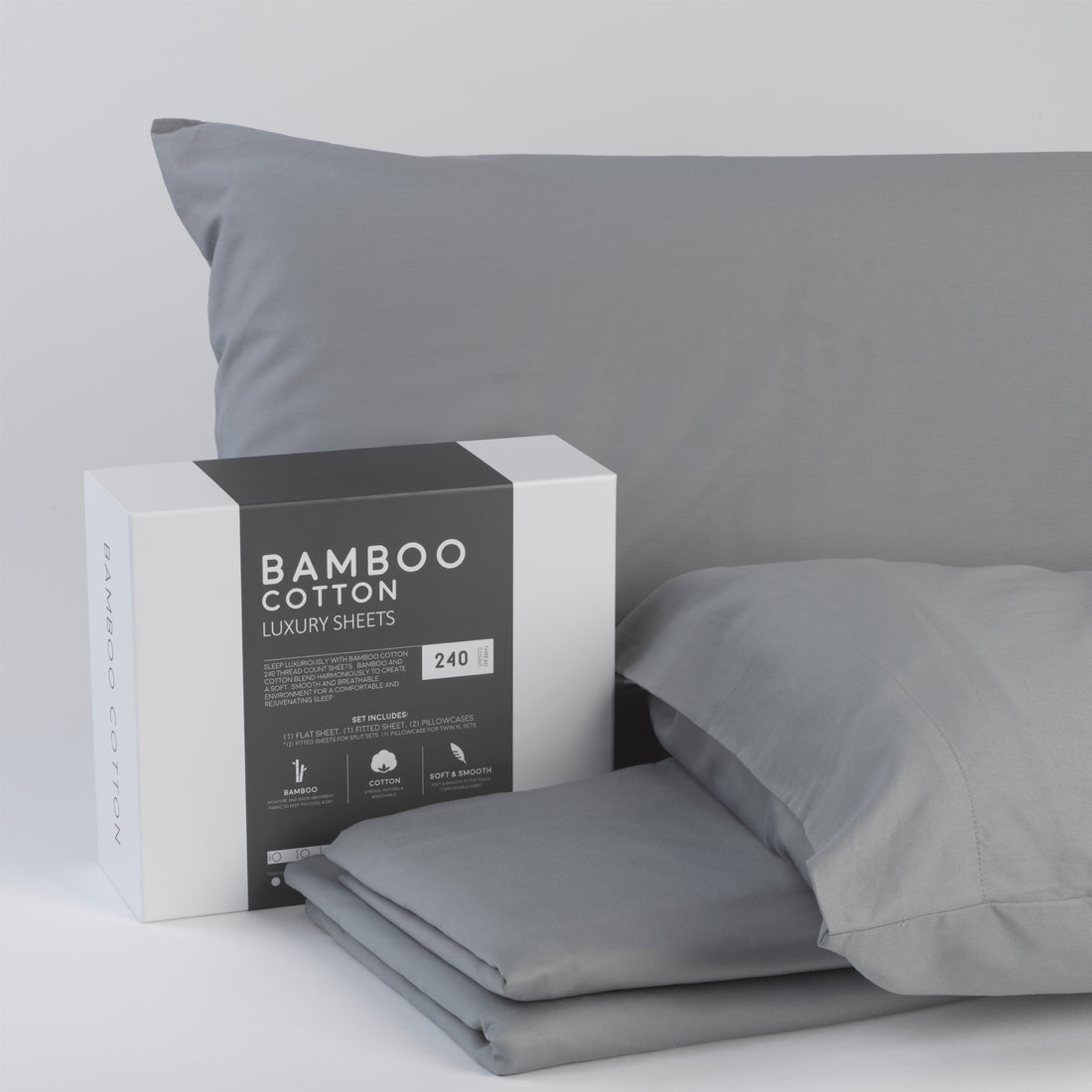 Bamboo Cotton Sheets Soft And Smooth With Viscose From Bamboo Grey Full White Charcoal Cotton