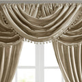 Waterfall Valance Only 1 Pc Valance Champagne Polyester