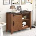 Drawer Dresser Cabinet,Sideboard,Bar Cabinet,Buffet Server Console,Table Storge Cabinets,Slide The Barn Door,Four Drawers,Metal Handle,For Dining Room,Living Room,Bedroom,Kitchen Hallway,Brown Black 3 4 Drawers Barn Door Brown Black Sliding Doors Primary