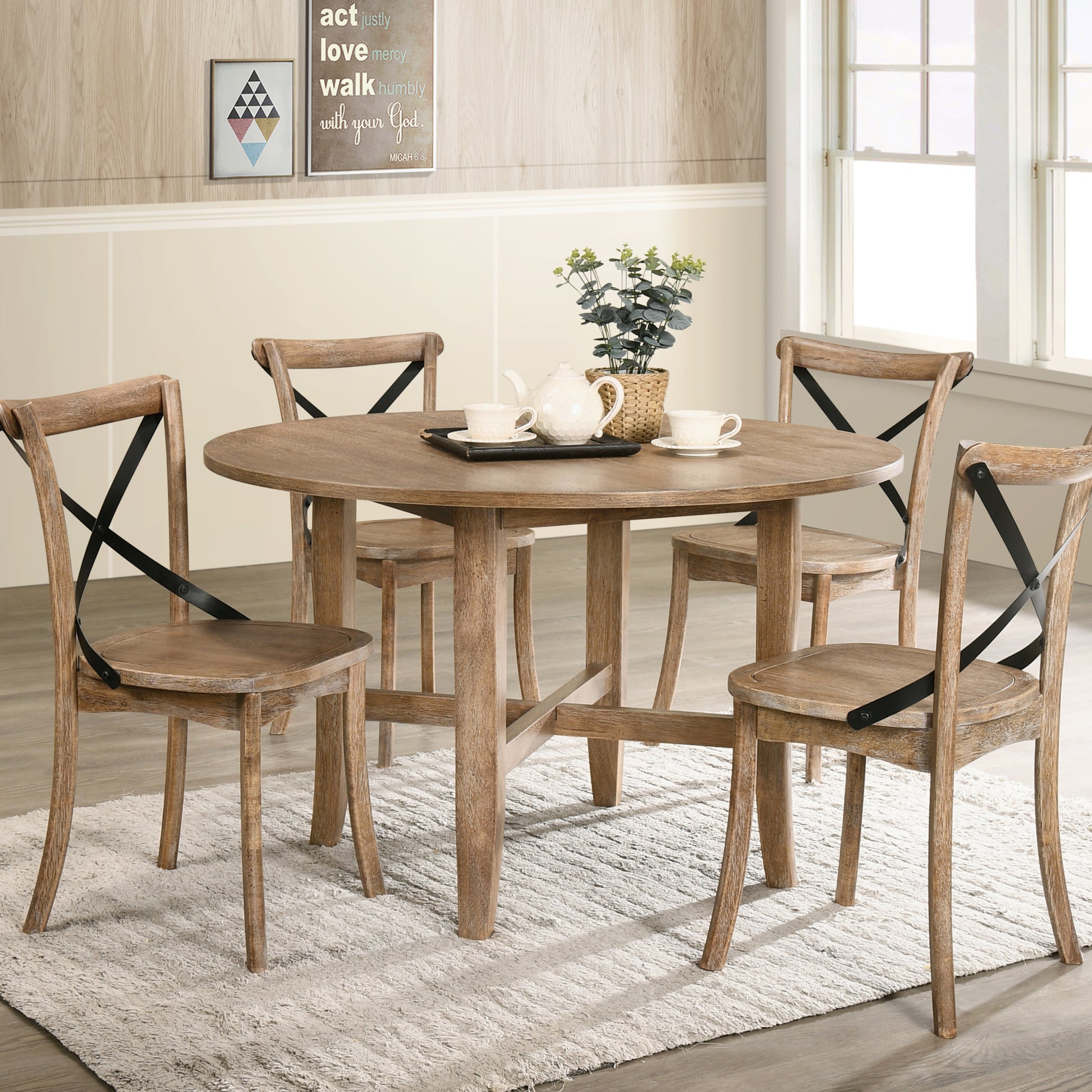 Rustic Oak Side Chair With Cross Back Set Of 2 Solid Oak Dining Room Modern,Rustic Side Chair Cross Back Set Of 2 Solid Wood Mdf