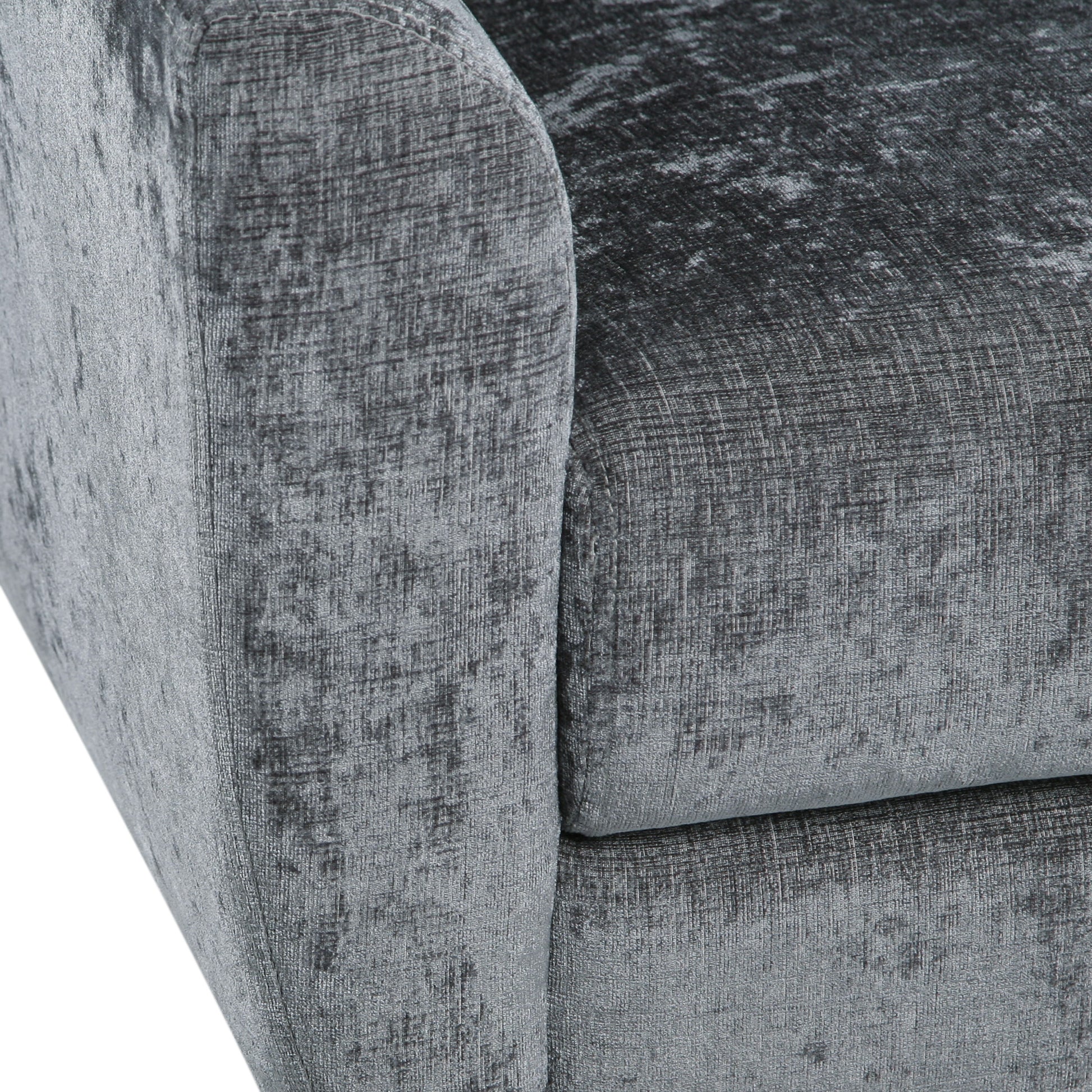 Swivel Chair Grey Fabric