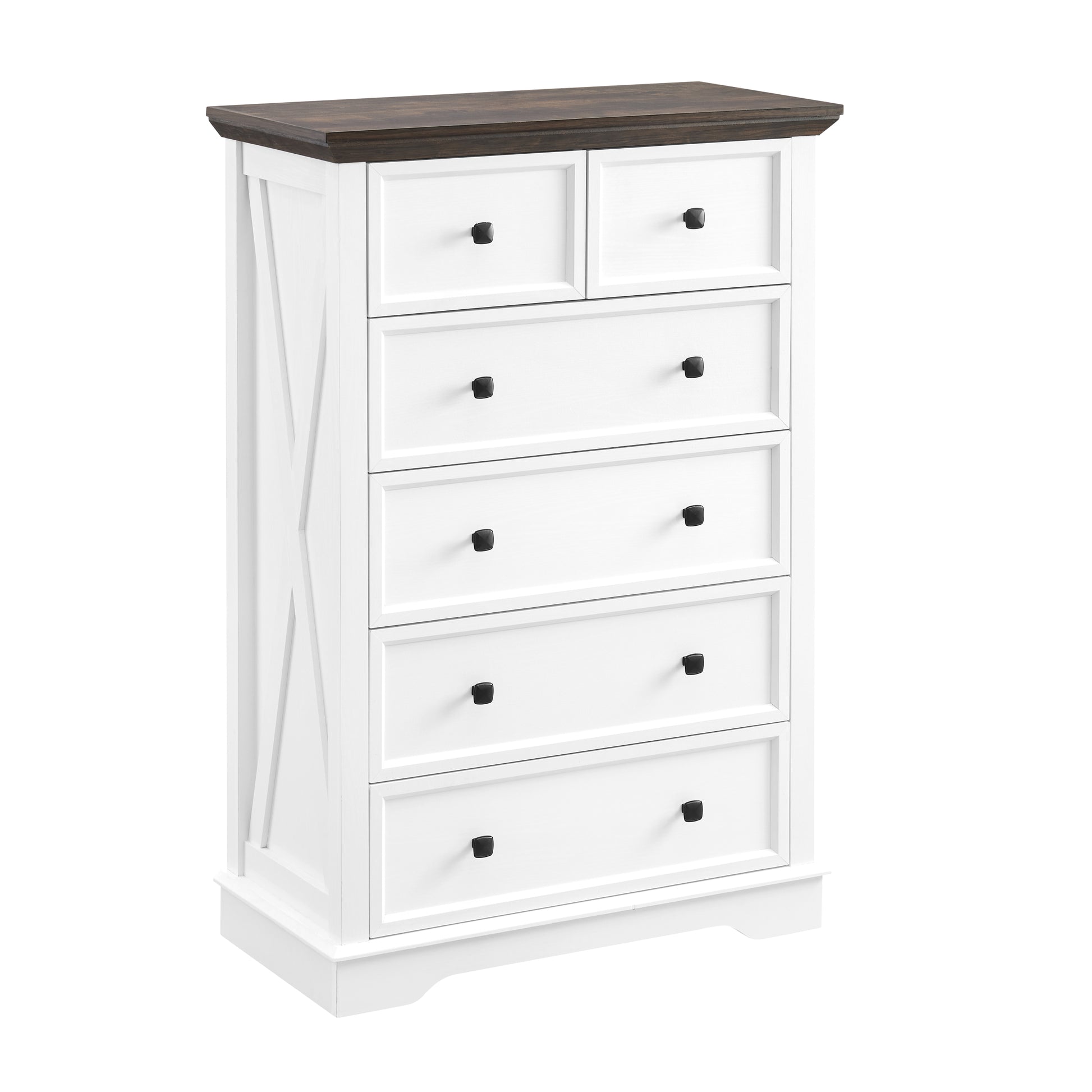 6 Drawer Dresser,6 Drawers Cabinet Tall Chest Of Drawers Closet Organizers Storage Clothes, Cabinet Of 6 Drawers Living Room White Mdf