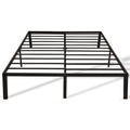 Metal Bed Frame, Simple And Atmospheric Metal Platform Bed Frame, Storage Space Under The Bed Heavy Duty Frame Bed, Sturdy Full Size Bed Frame, Suitable For Bedroom Full Black Metal