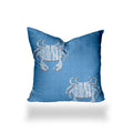 CRABBY Indoor Outdoor Soft Royal Pillow, Zipper Cover multicolor-polyester