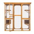 Catio Outdoor Cat Enclosure With Roof 72