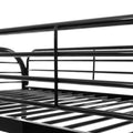 Twin Over Twin Bunk Bed With Ladders Twin Black Steel