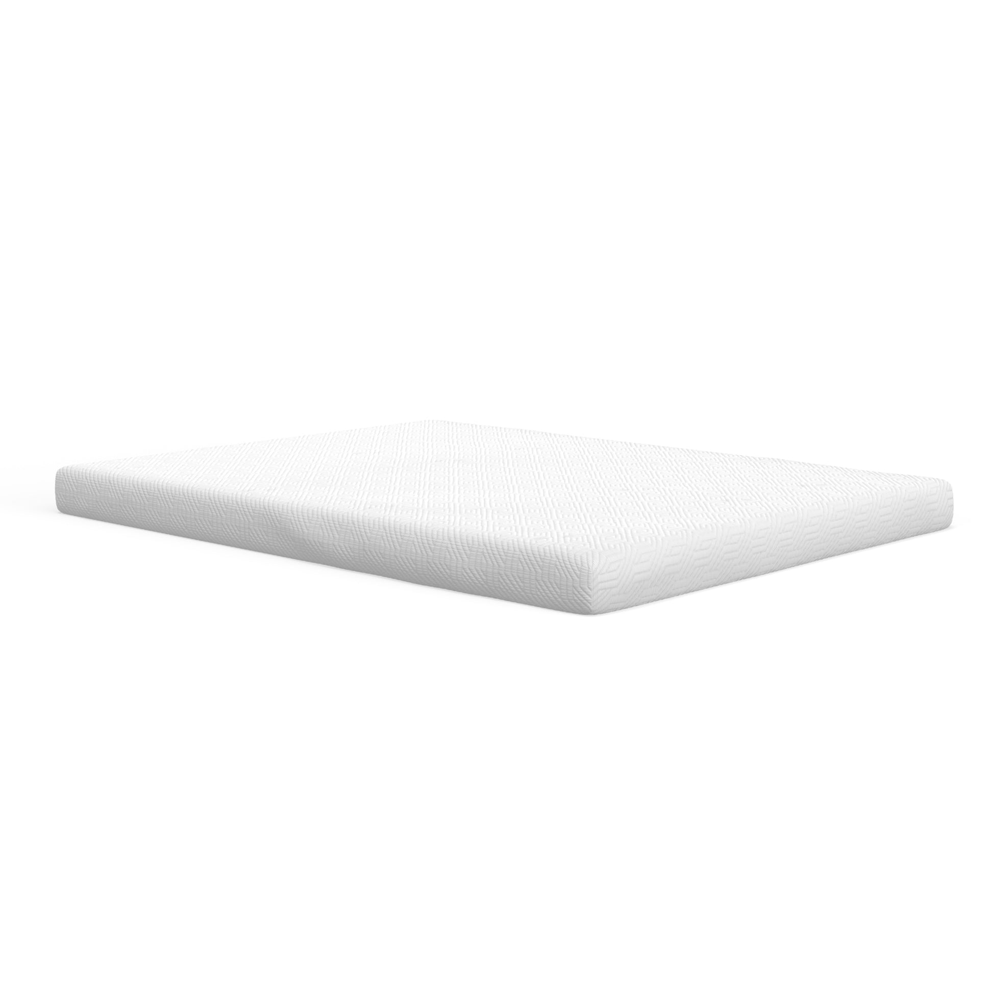 6" Essentials Gel Infused Memory Foam Mattress Queen White Foam Queen