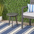 Marina Side Table Dark Grey Acacia Wood