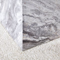 Modern Mdf Coffee Table With Grey Texture Pattern 39.3X23.6X11.8 Inches Stylish And Durable Design Grey Mdf